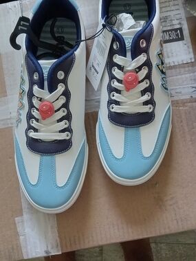 Judy Blue Blue, White & Navy Athletic Sneakers